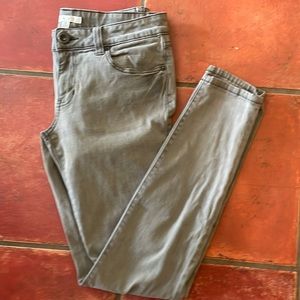 CAbi low‎ rise skinny stretch denim jeans; sz 6